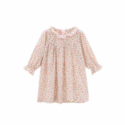 Popular Baby Dresses Comfortable Baby Girl Clothes Organic Cotton Printed Kids Girl Dresses